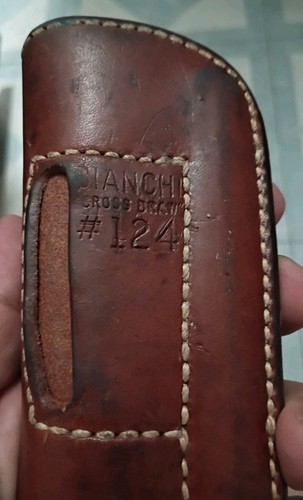Bianchi brown leather cross