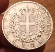 Moneta 2 Lire 1863 Napoli