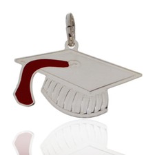 Red Enamel 925 Silver