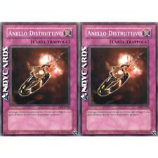 2x ANELLO DISTRUTTIVO • (Destruction Ring) • Comune • DR2 IT102 • Unl • YUGIOH!