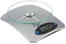 BILANCIA DA CUCINA DIGITALE DI PRECISIONE DA 1GR A 5KG CON RIPIANO IN VETRO