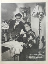 NECCHI BU Pubblicità originale 1 pagina 1952 MACCHINA DA CUCIRE