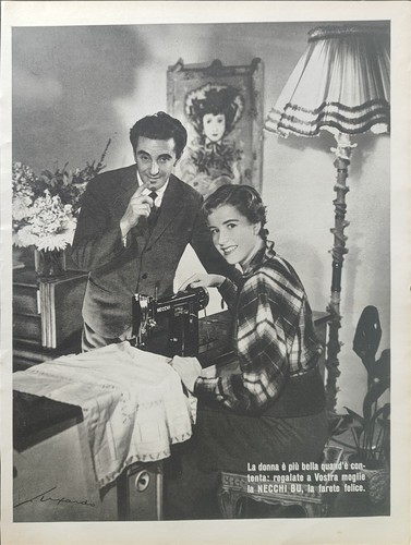 Necchi pubblicità - necchi, bu