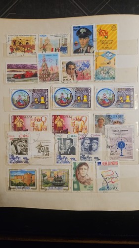 Lotto stock francobolli italia - lotto,