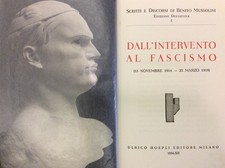 Libro - MUSSOLINI Benito - SCRITTI E DISCORSI. 12 Volumi.