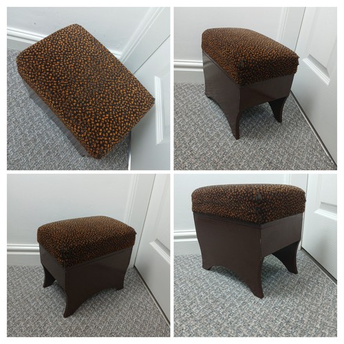 Pouf poggiapiedi vintage