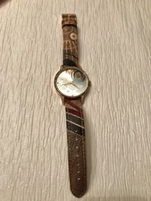 Orologio Gattinoni Donna Ragazza Usato Affare Dorato Pelle Moda Regalo 