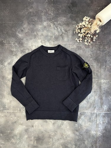 Maglione stone island blu uomo - blu,