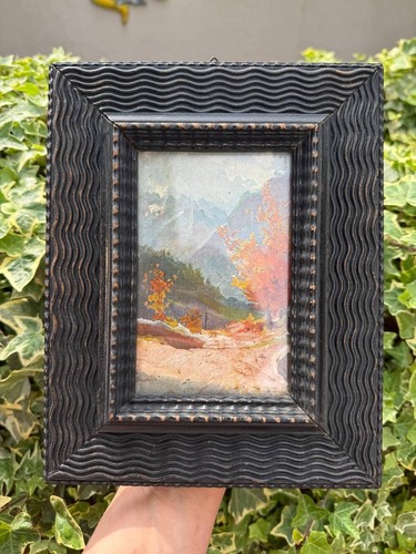 Cornice antica legno - cornice, nero