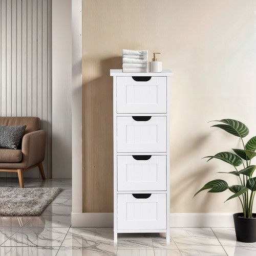 Credenza bagno slim - legno, 4