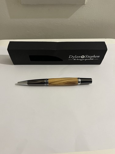 Handmade olive wood rollerball - wood,
