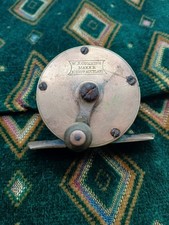 ANTICO W.J. CUMMINS MAKER BISHOP Auckland 2" MULINELLO DA PESCA A MOSCA IN OTTONE INGHILTERRA