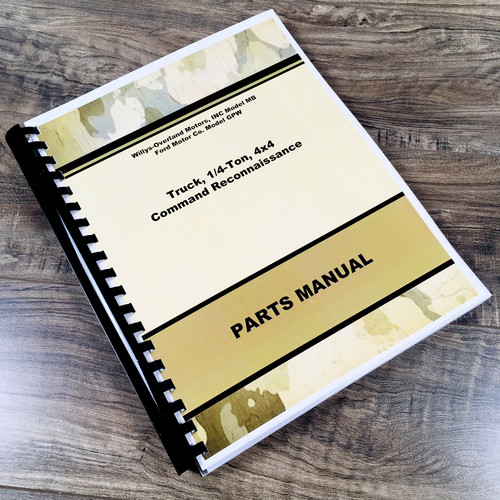 Manuale ricambi per - , jeep