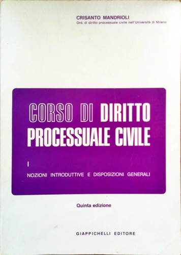 Corso diritto processuale - corso,