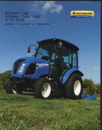Foglietto brochure trattore