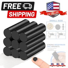 200 Pezzi Piccoli 10x2mm Nero