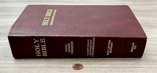 Giant print dugan kjv bible - kjv,