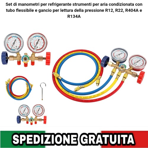 Set manometri refrigerante - manometri,