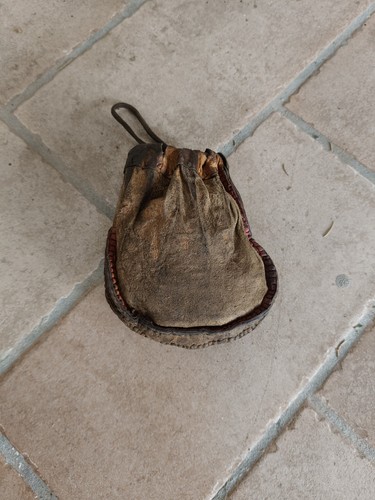 Scarsella antico portamonete - antico,
