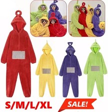 Costume Teletubbies Adulto Disi Onesis Lala Cosplay Tuta Natalizia Pigiama XL@