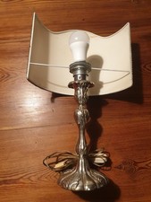 Lampada Candeliere Abat Jour Comodino Applique Silver Lampadario 