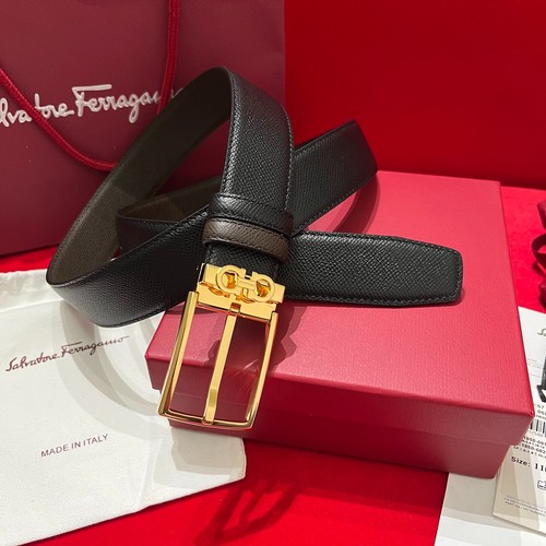 Cintura ferragamo fibbia oro - ferragamo,