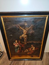 Quadro antico Crocifissione di