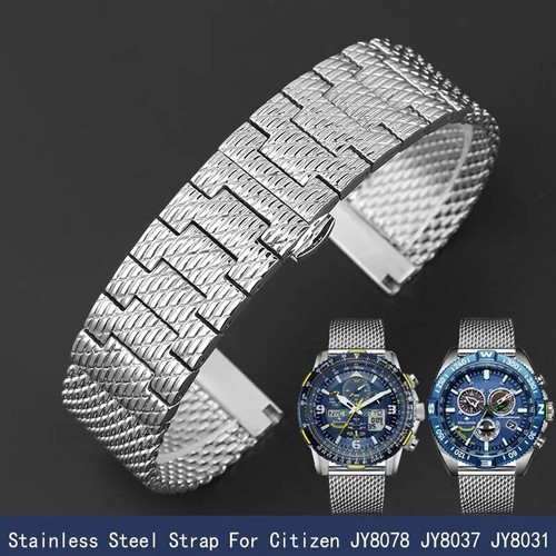 23mm stainless steel watch - stainless,