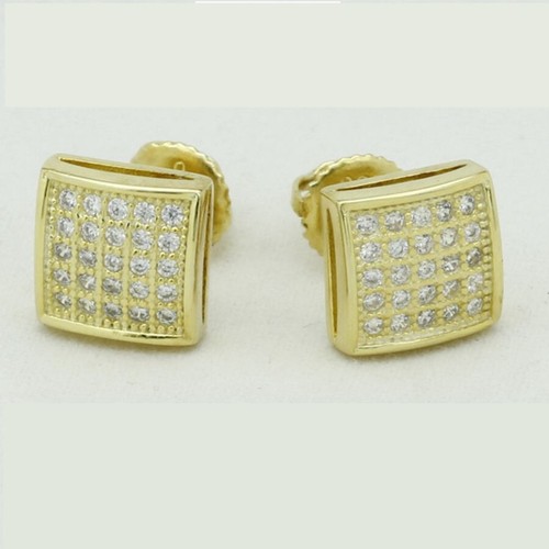Borchie quadrate uomo - , argento