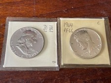 2 Mezzi Dollari Argento Proof