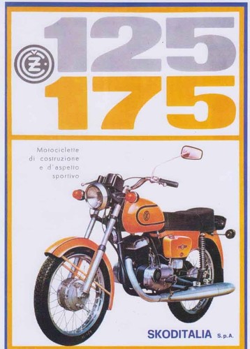 Depliant brochure moto 125 - brochure-moto,