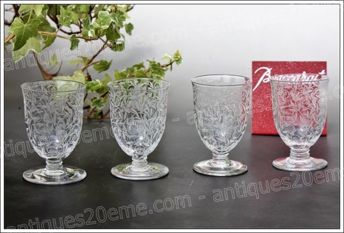Set verres vin en - à, cristal