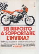advertising Pubblicità  MOTO HONDA NS 125 F  1986 MOTOGIAPPONESI MOTOSPORT EPOCA