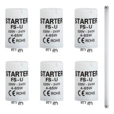 6 Pezzi Starter Neon 4-65w