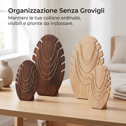 Espositore tavolo collane - da,