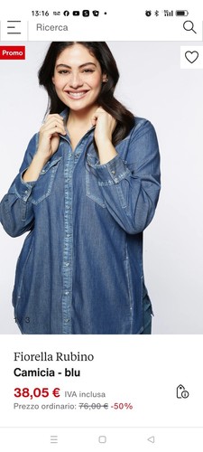 Camicia jeans fiorella - camicia,