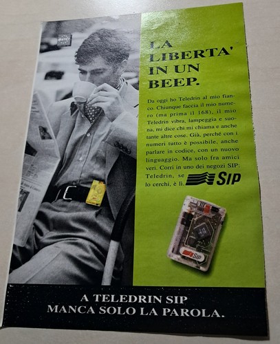 Pubblicità teledrin sip - teledrin,
