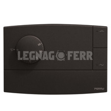 Perry TE500A Termostato Elettronico Serie “ZEFIRO” con Spia Colore Antracite