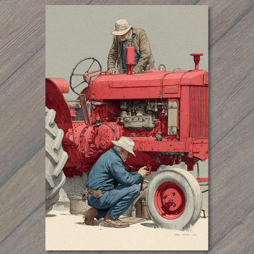Adesivo lavoratori agricoli - lavoratori,