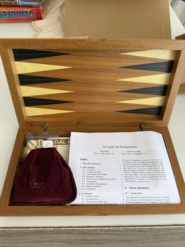 Set backgammon noce dal - di,