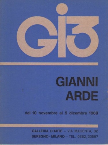 Mostra personale del pittore