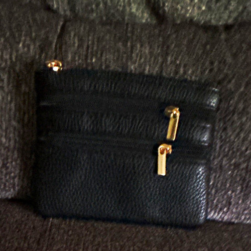Portafoglio donna nero - , in