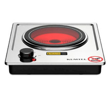 Fornello Elettrico Piano Cottura Portatile Infrarossi Vetroceramica 1200W 6 FUNZ