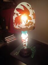 Lampada da scrivania in vetro