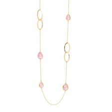 Collana lunga 90 donna acciaio