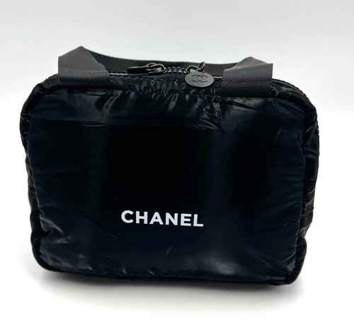 Chanel mini boston makeup bag - boston,