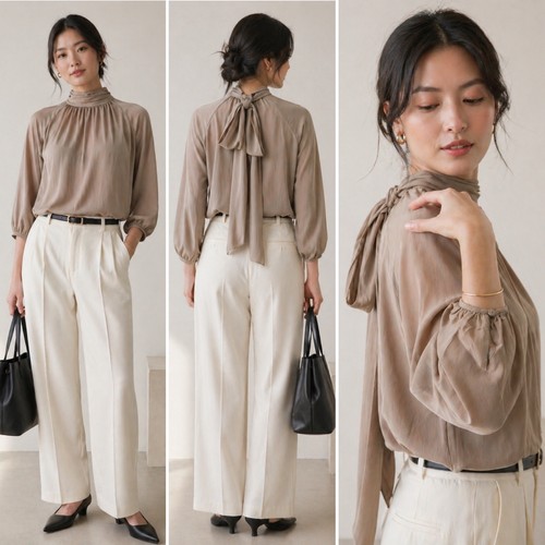 Blusa georgette banana - blusa,
