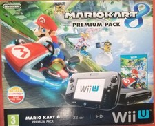CONSOLE NINTENDO WII U 32 GB MARIO KART 8 PREMIUM PACK BUNDLE EDITION NERA