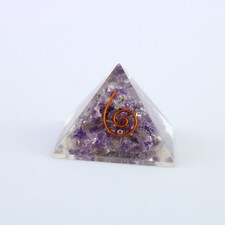 ORGONITE Piramide con AMETISTA