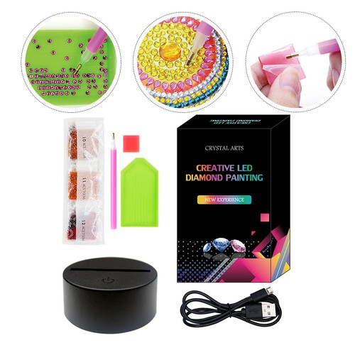 Desk seven color night lamp - seven-color,